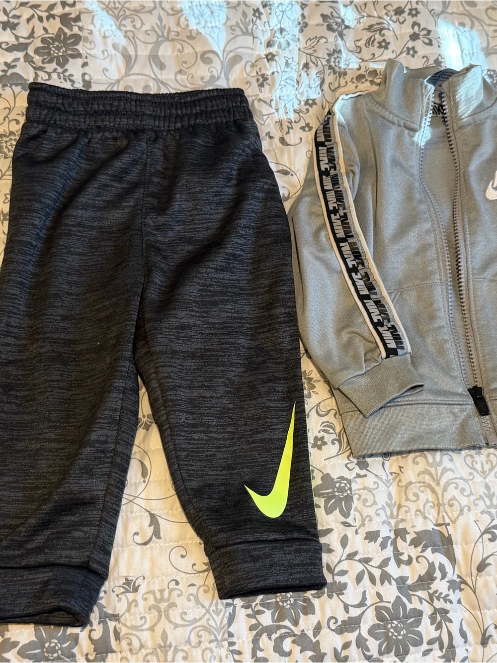 Lot of two infant boys Nike track suits vgc 18 months.